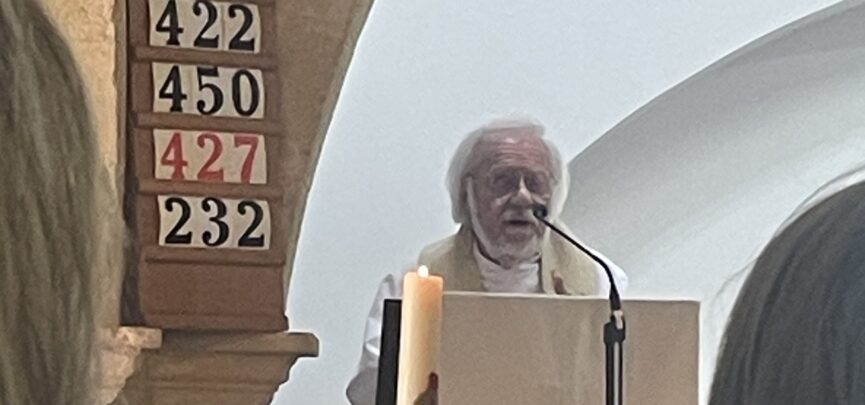 Fr Edward Jervis preaches on the Ascension